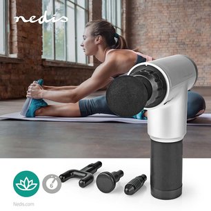 Sportmassagepistool -Batterij Gevoed - Ingebouwde Lithium-Ion - Oplaadbaar - 6 Massage Modes - 4 Verwisselbare Hulpstukken Sportmassagepistool -Batterij Gevoed - Ingebouwde Lithium-Ion - Oplaadbaar - 6 Massage Modes - 4 Verwisselbare Hulpstukken