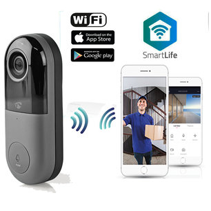 SmartLife Videodeurbel Wi-Fi - Transformatorvoeding - Androidâ„¢ / IOS - Full HD 1080p - Cloud / MicroSD - IP54 - Met bewegingssensor - Nachtzicht SmartLife Videodeurbel Wi-Fi - Transformatorvoeding - Androidâ„¢ / IOS - Full HD 1080p - Cloud / MicroSD - IP54 - Met bewegingssensor - Nachtzicht