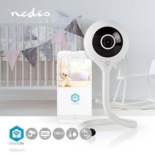 SmartLife Camera voor Binnen Wi-Fi | Full HD 1080p | Cloud / MicroSD | Nachtzicht | Androidâ„¢ / IOS SmartLife Camera voor Binnen Wi-Fi | Full HD 1080p | Cloud / MicroSD | Nachtzicht | Androidâ„¢ / IOS