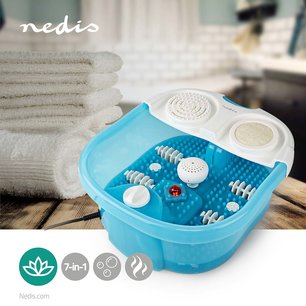 7-in-1-voetspa - 3 Massage Modes - Soft-touch-manager - 4 Shiatsu-rollen - 2 Bubbeljets - Infraroodlicht 7-in-1-voetspa - 3 Massage Modes - Soft-touch-manager - 4 Shiatsu-rollen - 2 Bubbeljets - Infraroodlicht