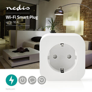 SmartLife Smart Stekker Wi-Fi - 2500 W - Randaarde stekker / Type F (CEE 7/7) / -10 - 45 °C - Android™ / IOS SmartLife Smart Stekker Wi-Fi - 2500 W - Randaarde stekker / Type F (CEE 7/7) / -10 - 45 °C - Android™ / IOS