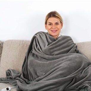 Behaaglijk warme Koraalfleece bovendeken - 9 warmtestanden - 180 x 130 cm - Uitschakeltimer - Wasbaar - Oververhittingsbeveiliging - Digitale controller Behaaglijk warme Koraalfleece bovendeken - 9 warmtestanden - 180 x 130 cm - Uitschakeltimer - Wasbaar - Oververhittingsbeveiliging - Digitale controller