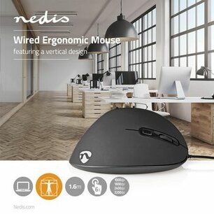 Bedrade Muis | DPI: 1200 / 1800 / 2400 / 3600 dpi | Instelbare DPI | Aantal knoppen: 6 | Programmeerbare knoppen | Rechtshandig | 1.60 m Bedrade Muis | DPI: 1200 / 1800 / 2400 / 3600 dpi | Instelbare DPI | Aantal knoppen: 6 | Programmeerbare knoppen | Rechtshandig | 1.60 m