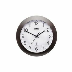 Zendergestuurde Wandklok 30 cm Analoog Wit / Zwart Zendergestuurde Wandklok 30 cm Analoog Wit / Zwart