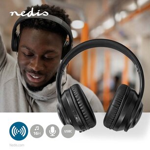 Draadloze Over-ear Koptelefoon - Max. batterijduur: 16 uur - Microfoon - Ruisonderdrukking - Spraakbesturing - Volumebediening Draadloze Over-ear Koptelefoon - Max. batterijduur: 16 uur - Microfoon - Ruisonderdrukking - Spraakbesturing - Volumebediening