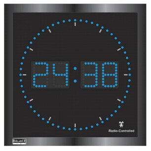 Wandklok Digitaal Zwart Wandklok Digitaal Zwart