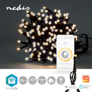 SmartLife Decoratieve LED | Koord | Wi-Fi | Warm Wit | 200 LED's | 20.0 m | Androidâ„¢ / IOS SmartLife Decoratieve LED | Koord | Wi-Fi | Warm Wit | 200 LED's | 20.0 m | Androidâ„¢ / IOS