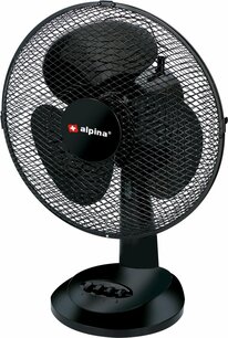 Tafelventilator โ ร 30 cm โ 38 Watt โ 3 Ventilatiesnelheden - Zwart Tafelventilator โ ร 30 cm โ 38 Watt โ 3 Ventilatiesnelheden - Zwart