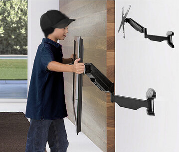 Tv beugel draaibaar - kantelbaar en in hoogte verstelbaar. max 55 inch -Max. 30 Kg. Tv beugel draaibaar - kantelbaar en in hoogte verstelbaar. max 55 inch -Max. 30 Kg.