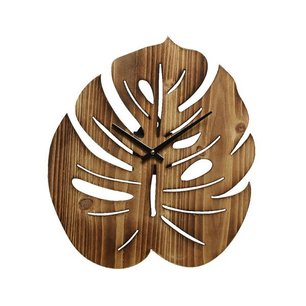 Klok MDF monstera 35x40x4cm Klok MDF monstera 35x40x4cm
