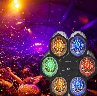 Discolamp met Spots | Multicolour | met 126 LEDs Discolamp met Spots | Multicolour | met 126 LEDs